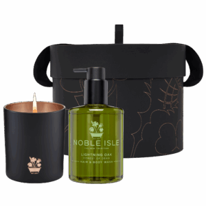 Lightning Oak Candle & Shower Gel Set
